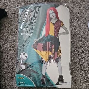 Disney Sally Kids Costume - Red, Yellow, Black